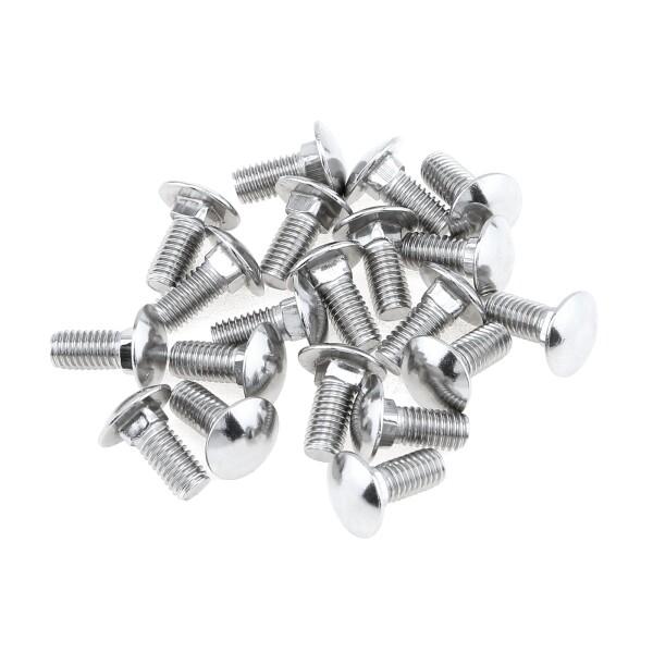 Smgda 角根丸頭ボルト 20本入り キャリッジボルト M4/M5/M6 304
