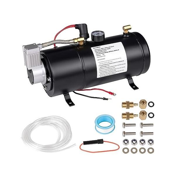 12V 15A オイルレス エアーコンプレッサー 150PSI 3L タンク 12V 15A オイルレス エアーコンプレッサー 150PSI 3L タンク