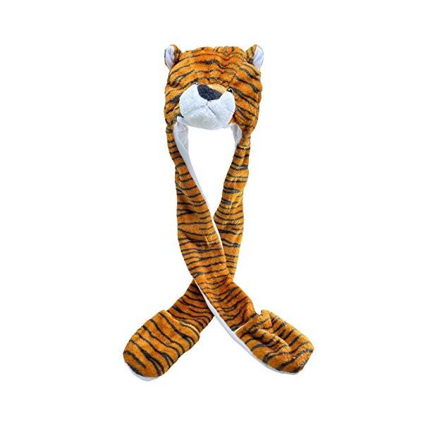 Jixin4you アニマル帽子 手袋付き マフラー用一緒セット 可愛い