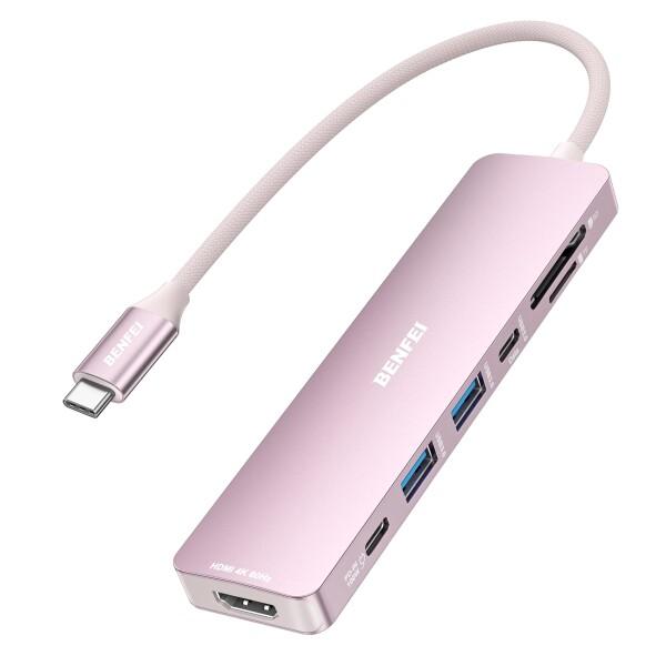 BENFEI 7-in-1 USB-Cハブ HDMI (4K@60Hz) USB-Aポート2つ USB-C BENFEI 7-in-1 USB-Cハブ HDMI (4K@60Hz) USB-Aポート2つ USB-C