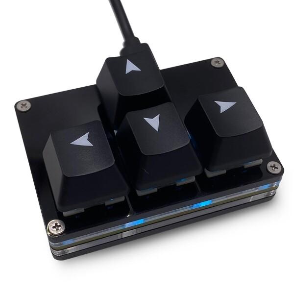 BTXETUEL Mini 4キーキーパッド WASD 矢印キー キーキャップ