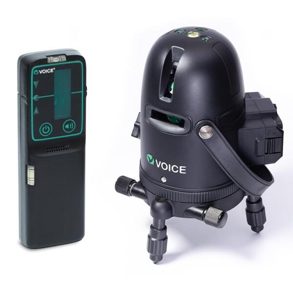 VOICE レーザー墨出し器 2ライン グリーンレーザー Model-G2 受光器