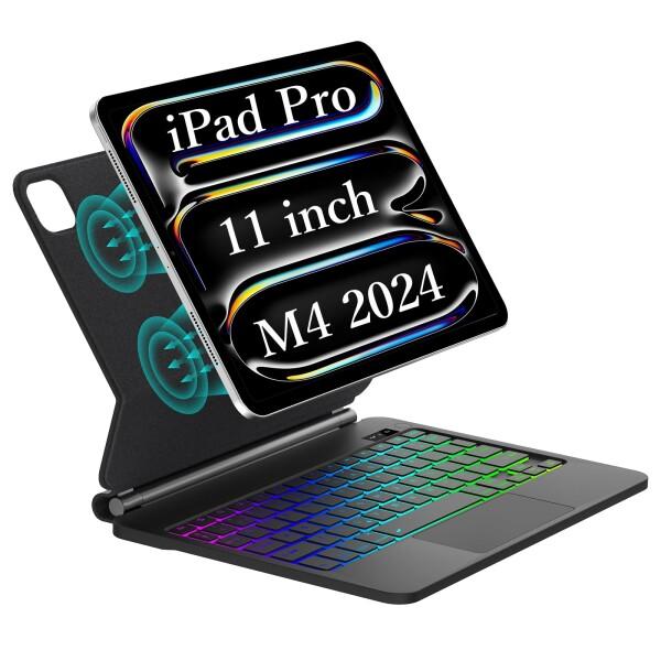 お値下げ【美品】iPad！KVAGO マジックキーボード KVAGO マジックキーボード iPad Pro 11インチ 2024 (M4) 11