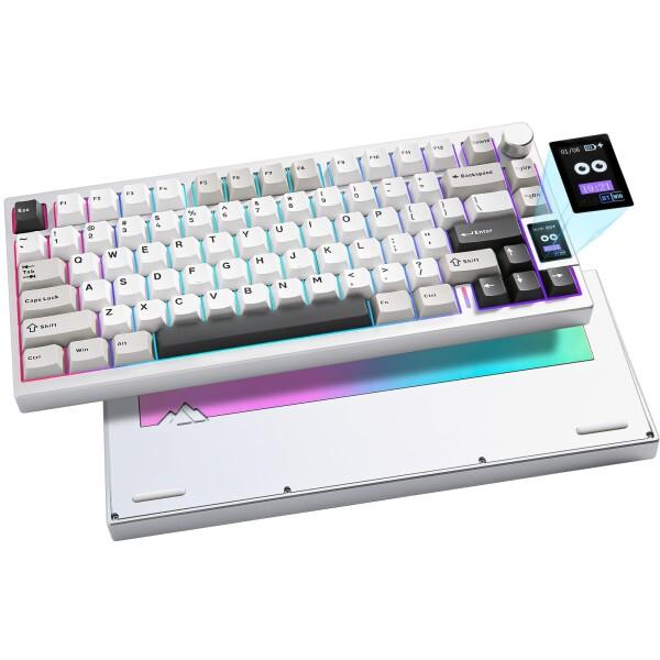 YUNZII AL80 メカニカルキーボード ワイヤレス ゲーミングキーボード