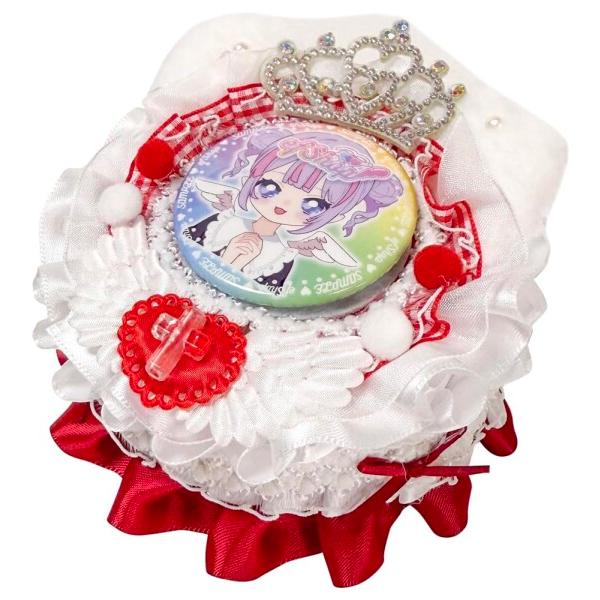 efShop) 缶バッジ ロゼットケーキ痛ロゼット デコ 推し活 猫 ロゼット