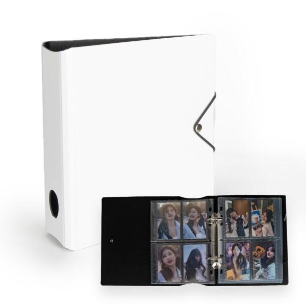 Calife トレカ専用 収納ファイルセット A5 2リング PU製カタログ