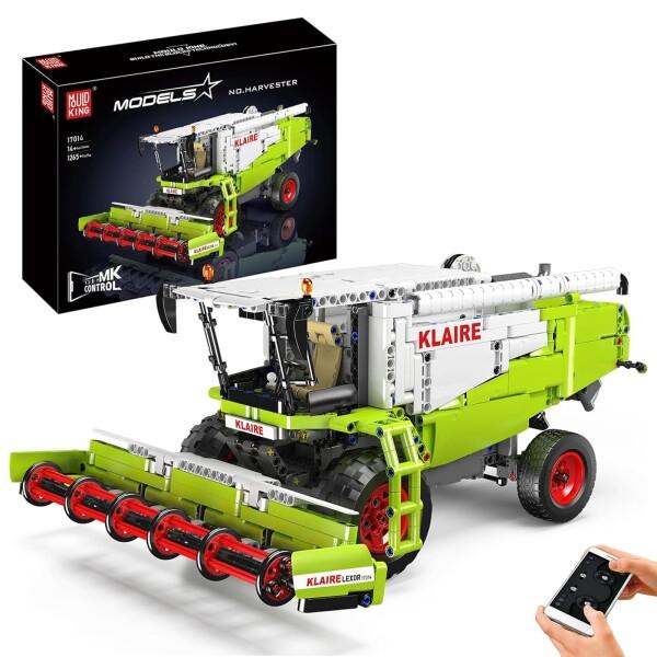 Mould King 17014 テクニック ラジコン - コンバインハーベスター MOC