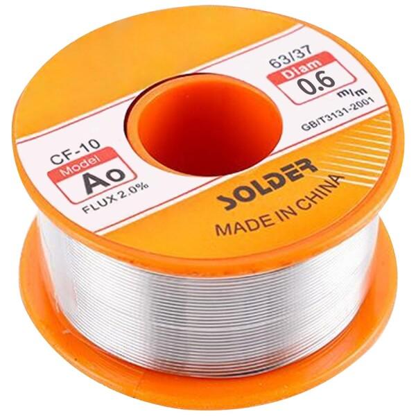低温ハンダ はんだワイヤリール はんだ 鉛入り ハンダ線 フラックス ハンダ 極細 低温はんだ 溶接用品 工場作業用品 精密回路に適用 低融点のための作業用品 (0.6mm)商品コード：49077807527型番：0-6mmカラー：銀色【商...