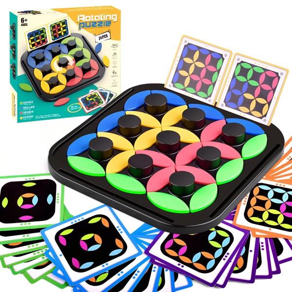 akinashi おもちゃ 知育玩具 脳トレ 4段階180問 ピースを移動し