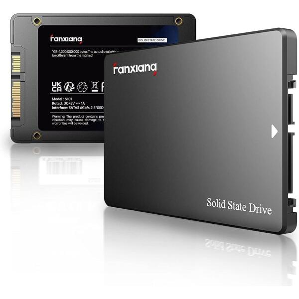 fanxiang SSD 1TB SATA 2.5インチ 内蔵SSD 7mm 3D NAND TLC採用 SATAIII 6Gb/s SSD PS4動作確認済 PC 耐久性 ノートパ