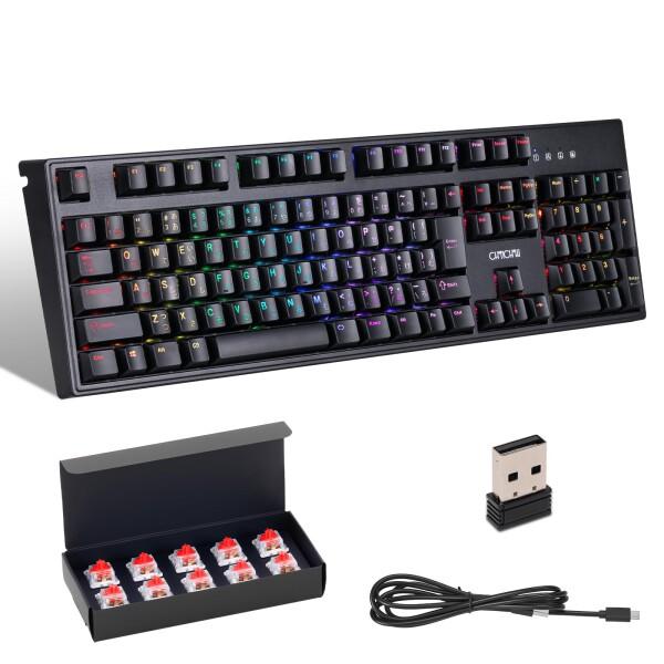ゲーミングキーボード有線89キー英配列数字機能キーUSBコンパクトメカニカルキーボードダブル デンキチWeb / エレコム ELECOM メカニカルゲーミングキーボード 有線 着脱式ケーブル RGB 銀軸/ スピードリニア 日本語配列  ネオクラッチキーキャップ TK-VK300SBK
