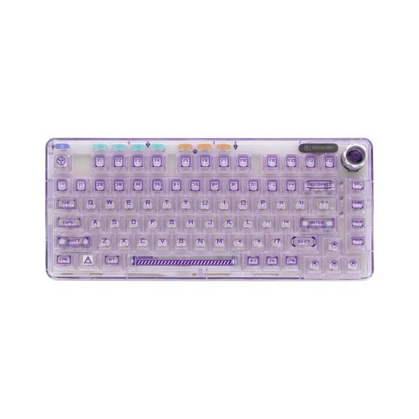 OUSEITECH X Aula F81 ゲーミングキーボード メカニカル 透明