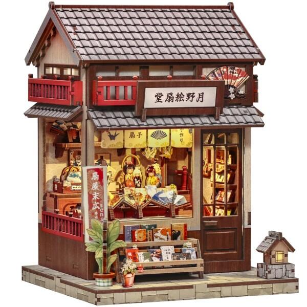 CuteBee DIY ブックヌック キット ドールハウス ミニチュアハウス 和風