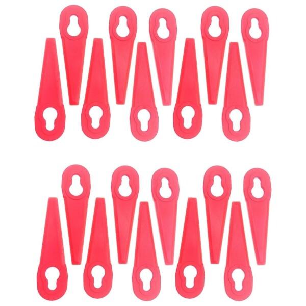 UOPR アイリスオーヤマ対応 JGT230用 30枚 充電式 グラストリマー 芝刈り機ブレード 替え刃 互換品(J