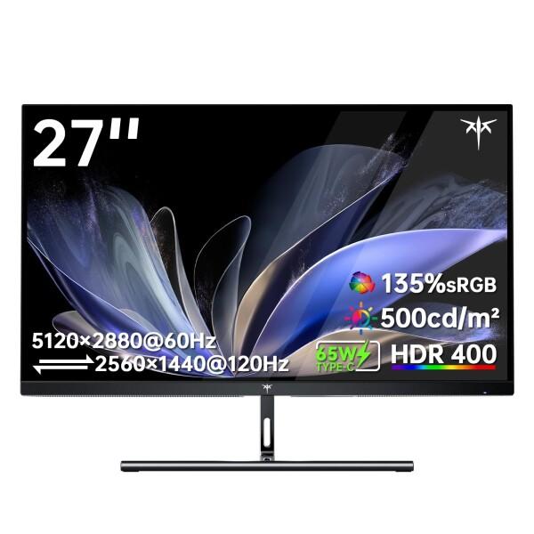 KTC KTC 27インチ 5Kモニター 5120*2880@60HZ/2560*1440@120Hz