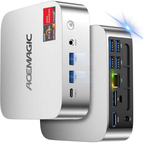 ACEMAGIC ミニPC Ryzen 4300U mini pc 最大3.7GHz 16GB+512GB SSD 4TB