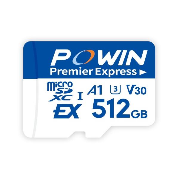 POWIN microSDXC Expressカード 512GB Nintendo Switch 2対応 最大読込