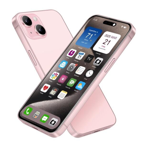 展示用模型 iPhone 15 ピンク スマホ ダミー ｜ 本物の電話のように
