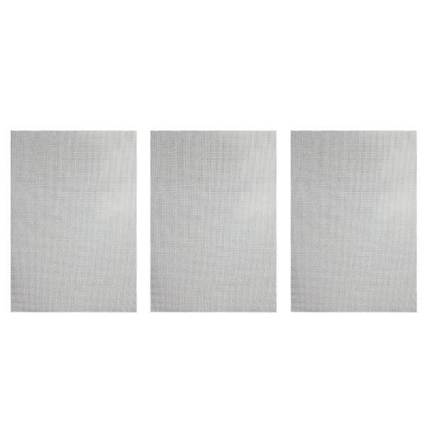 ステンレスメッシュ 3 枚セット 300x210mm｜20 メッシュ 網目 1mm 耐食耐高温｜高硬度 錆びない 平織