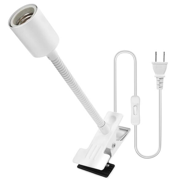 Aiwode クリップライトソケット 電球ソケット E26口金 耐熱セラミック製 植物育成ライト対応 日常