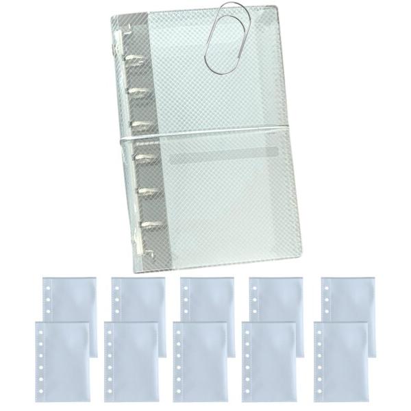 Archtypes ミニ6 クリア バインダー ミニ6穴 m6 システム手帳 A7 透明