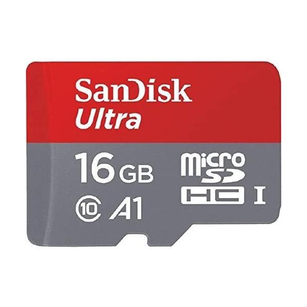 SDカード セール中 SanDisk Ultra サンディスク ウルトラmicroSDHC UHS-Iカード(16GB