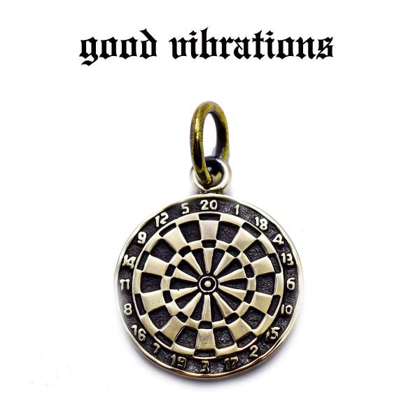 【正規取扱店】good vibrations   ブラス 真鍮製 ミニチュアペンダント ダーツ ライト チャーム ペンダントトップ ネックレス 送料無料