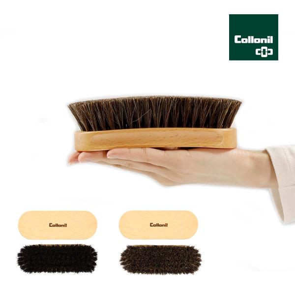 他サイト： Collonil コロニル 馬毛ブラシ ホースヘアーブラシ 本革 お手入れ 仕上げ ブラッシング クリーニング ホコリ落とし 靴磨き シューケア 艶出しの商品画像