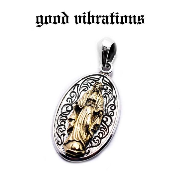 yK戵Xzgood vibrationsOA_[y̐}A S̉ B[ y_ggbv X^[OVo[/Silver925 