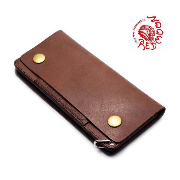 他サイト： レッドムーン 財布 長財布 トラッカーズウォレット ロングウォレット TW02-MID DCB ドラムレザー ダークブラウン REDMOONの商品画像