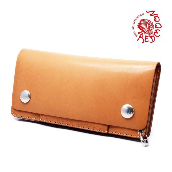 他サイト： レッドムーン 財布 長財布 トラッカーズウォレット ロングウォレット MIDLINE TW02-MID DSD ドラムレザー サドルタン REDMOONの商品画像