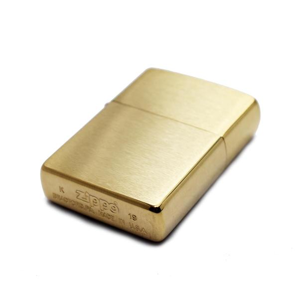 ICC^[ ZIPPO Wb| Wb|[ Brushed Brass M[ uXTe[i \bhuX@^JC