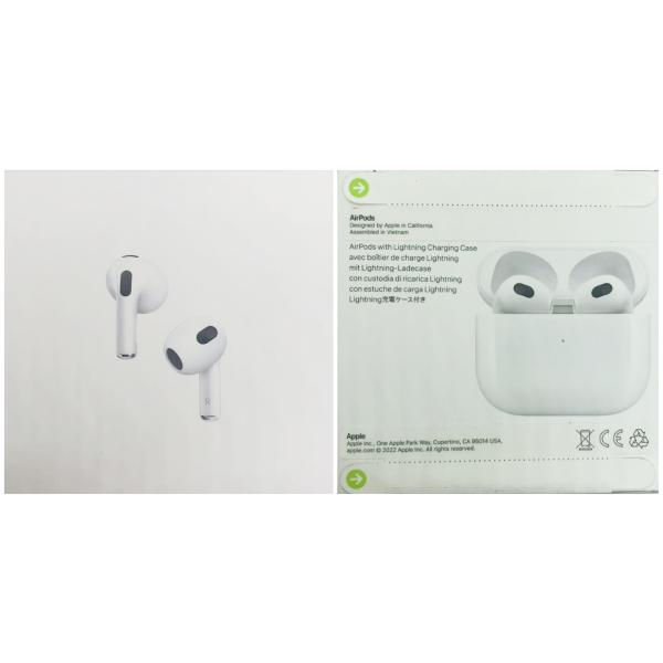 お取り寄せ】 Apple Lightning充電ケース付きAirPods(第3世代 お取り寄せ】 Apple Lightning充電ケース付きAirPods(第3世代