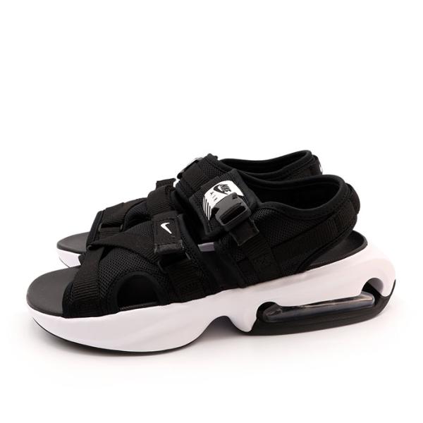 Nike ブラック サンダル AIRロゴ付き NIKE（ナイキ） レディース シャワー ビーチ プール カジュアル