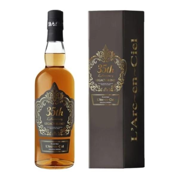 お酒 ブレンデッドモルト 長濱蒸溜所 ラルク アン シエル ( L'Arc〜en〜Ciel ) 35周年 ラニバーサリー ウイスキー レガシーブレンド 47° 700ml ( 専用箱入り )