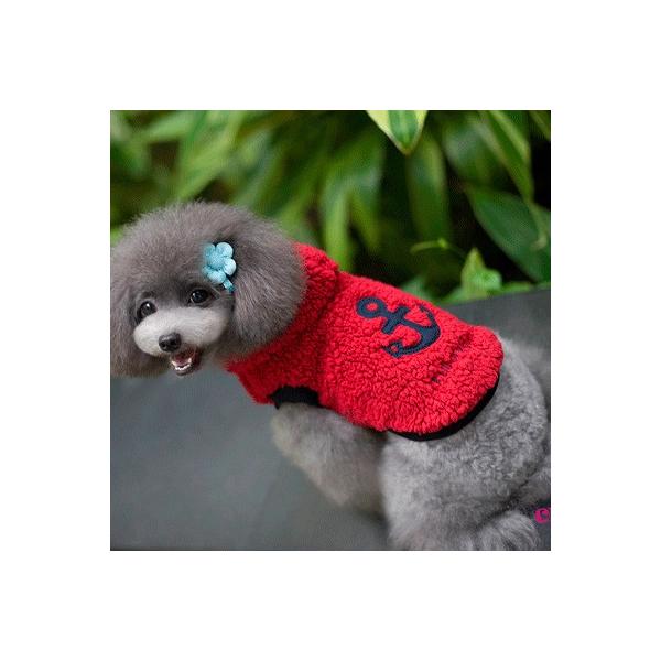 アウトレット かわいい犬服ワンピ 犬服ドレス リバーシブルイカリもこもこパーカー レッド Buyee Buyee Japanese Proxy Service Buy From Japan Bot Online