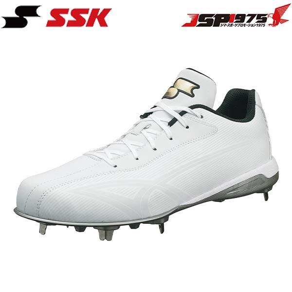 SSK 白スパイク　27.0 楽天市場】【交換往復送料無料】 野球 スパイク ポイント 大人