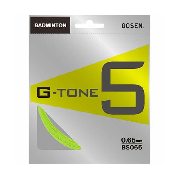 GOSEN ゴーセン G-TONE 5 BS065LG バドミントン ガット ライムグリーン