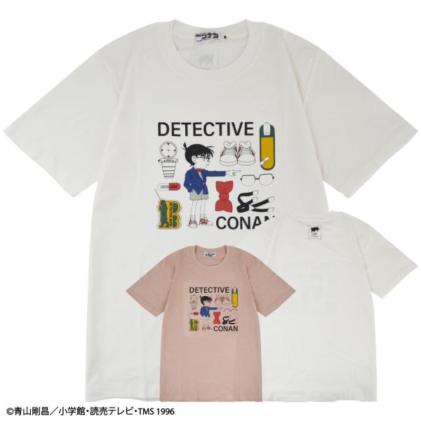 名探偵コナン コナン 半袖 Tシャツ プリント トップス アニメ 漫画 映画 小学館