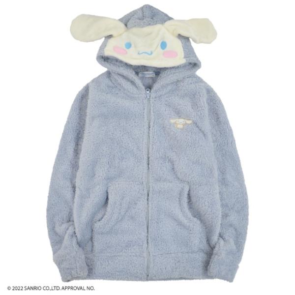 シナモロール サンリオ パーカー ボア なりきり コスプレ 刺繍 sanrio