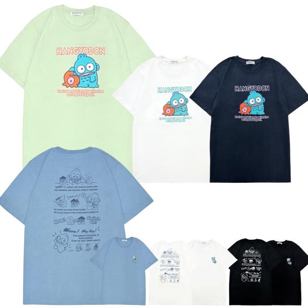 ハンギョドン 半袖 プリント Tシャツ 天竺 レディース メンズ サンリオ キャラクターズ  hangyodon