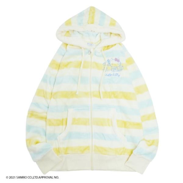 【新品】ハローキティ フリースパジャマ ふわふわ ルームウェア 黒色 新品】ハローキティ フリースパジャマ ふわふわ ルームウェア 黒色