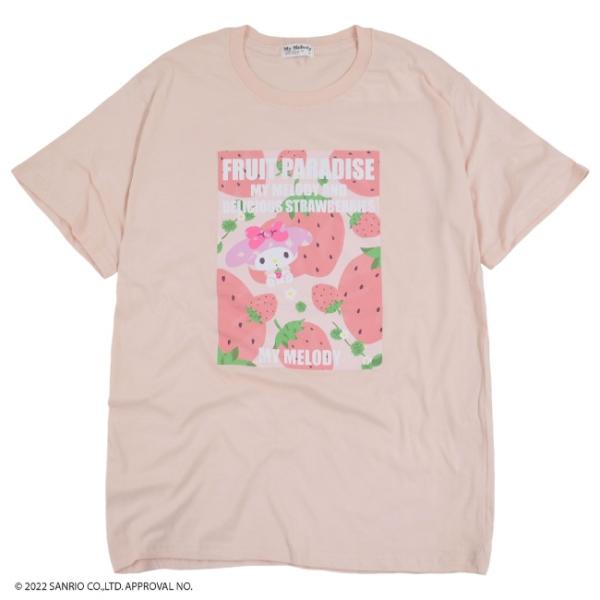 マイメロt 楽天市場】マイメロディ マイメロ Tシャツ 総柄 半袖 サンリオ