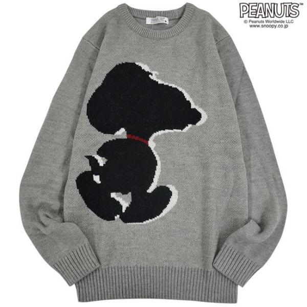 年末 年始 バーゲン Sale スヌーピー セーター インターシャクルー メンズ S1364 34a Charabasket 通販 Yahoo ショッピング