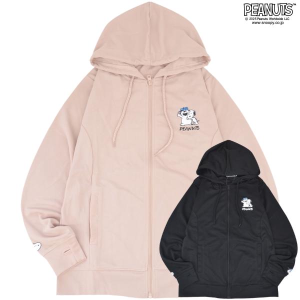 スヌーピー オラフ パーカー ZIPパーカー プリント ドライ 夏 SNOOPY PEANUTS