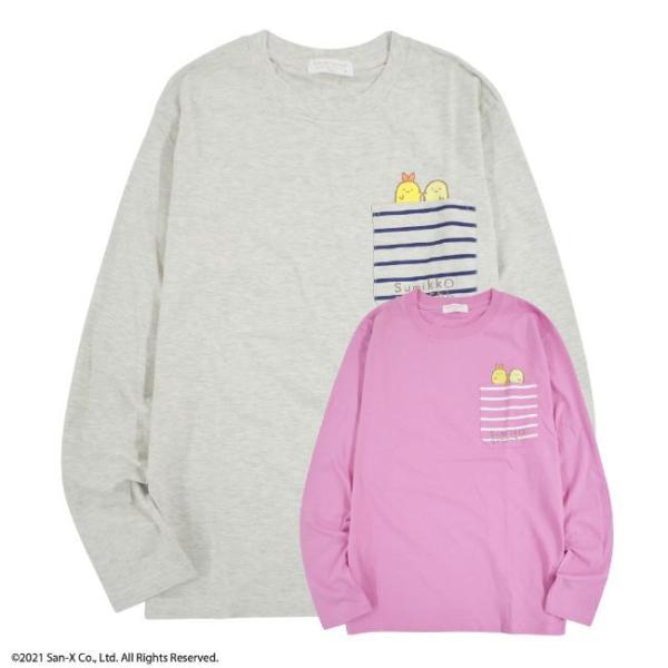 Lucky & Co. ピンク長袖Tシャツ 桜Teddyプリントカットソー｜ピンクハウスオフィシャル