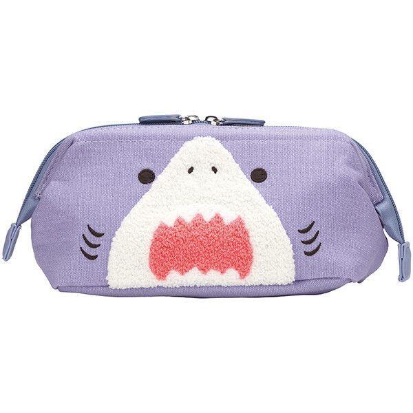 がま口 ポーチ お出かけ 小物入れ キャラクター マチあり ZGAP1 スケーター skater サメッチ サメ シャーク 海の生き物 男の子