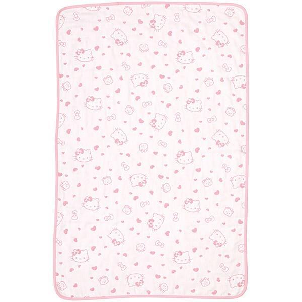 他サイト： ハローキティ ブランケット ひざ掛け ひざかけ ガーゼ スケーターの商品画像