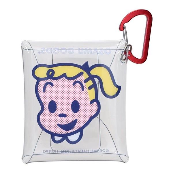 オサムグッズ ポーチ クリアマルチケースSS JILL  キャラクター