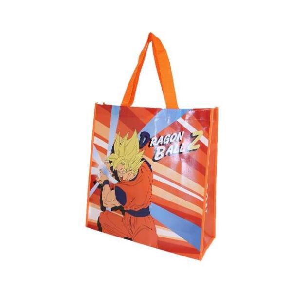 ドラゴンボールZ トートバッグ 不織布バッグ パワフルライン超サイヤ人悟空  キャラクター